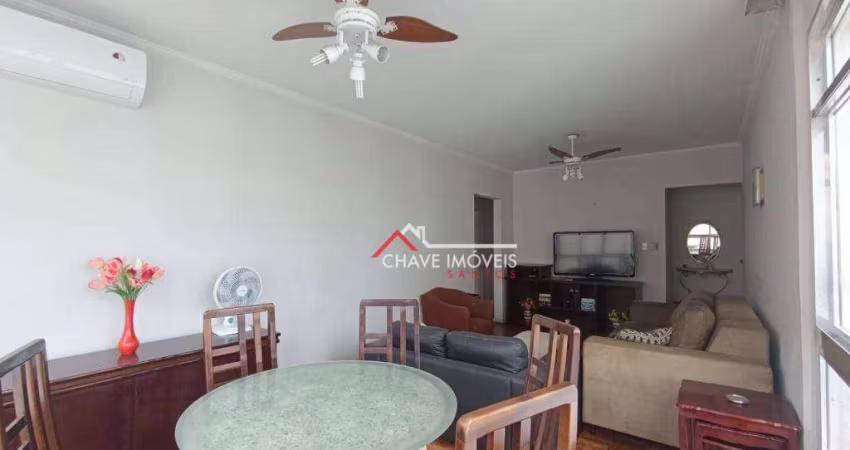 Apartamento com 3 dormitórios à venda, 150 m² por R$ 670.000,00 - Gonzaga - Santos/SP