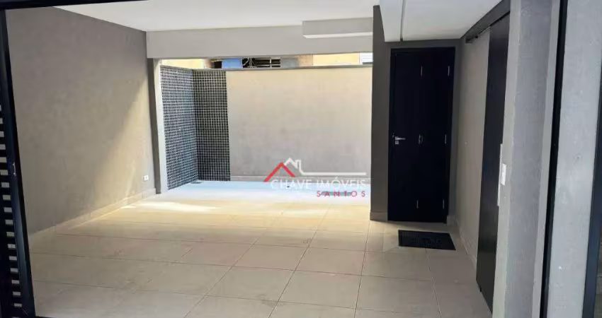 Village com 2 dormitórios à venda, 89 m² por r$ 810.000,00 - boqueirão - santos/sp