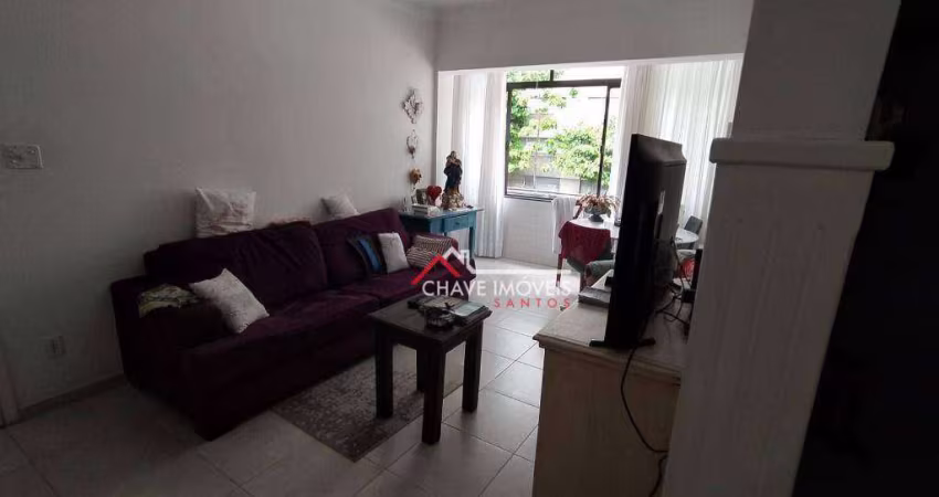 Apartamento com 3 dormitórios à venda, 86 m² por R$ 511.000,00 - Boqueirão - Santos/SP