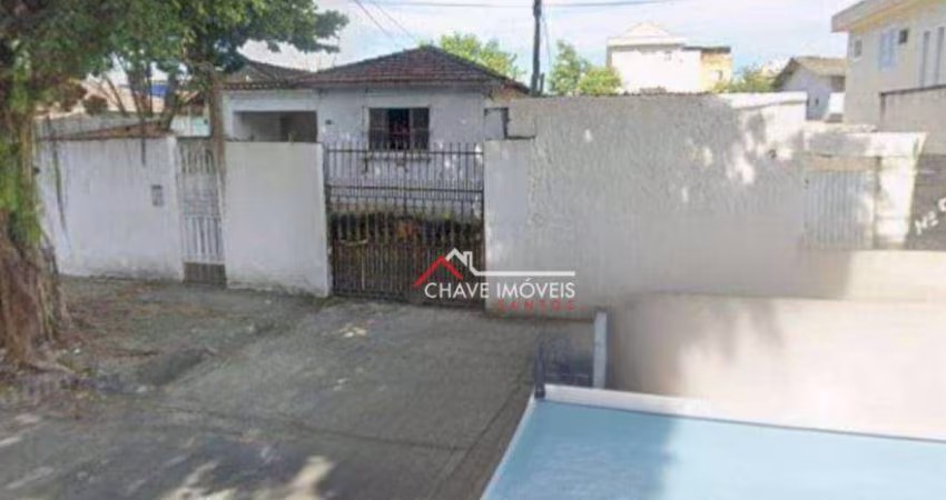 Terreno à venda, 592 m² por R$ 2.000.000,00 - Estuário - Santos/SP