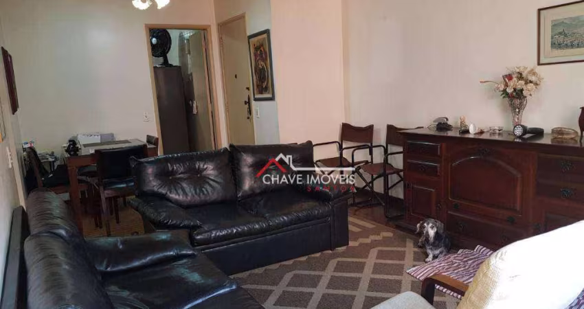 Apartamento com 2 dormitórios, 80 m² - venda por R$ 585.000,00 ou aluguel por R$ 3.800,02/mês - Ponta da Praia - Santos/SP