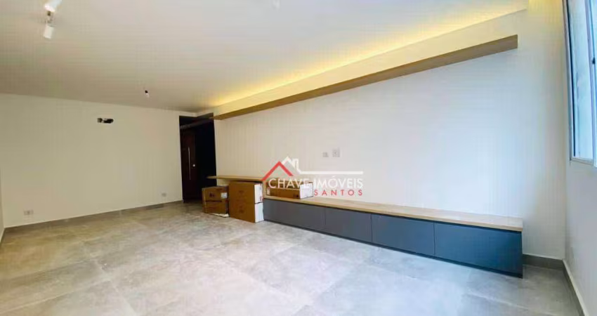 Apartamento com 3 dormitórios à venda, 127 m² por R$ 1.350.000,00 - Gonzaga - Santos/SP