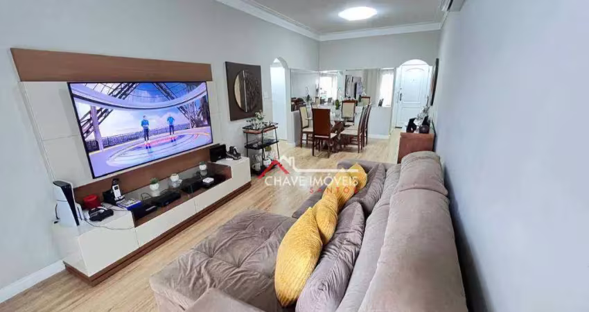 Apartamento à venda, 102 m² por r$ 650.000,00 - vila matias - santos/sp