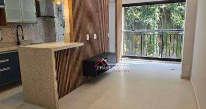 Apartamento com 2 dormitórios à venda, 63 m² por R$ 775.000,00 - Marapé - Santos/SP