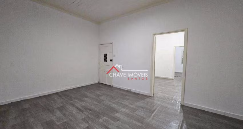 CASA RESIDENCIAL OU COMERCIAL, 2 DORMITÓRIOS, SEM GARAGEM, NA VILA MATHIAS - SANTOS/SP