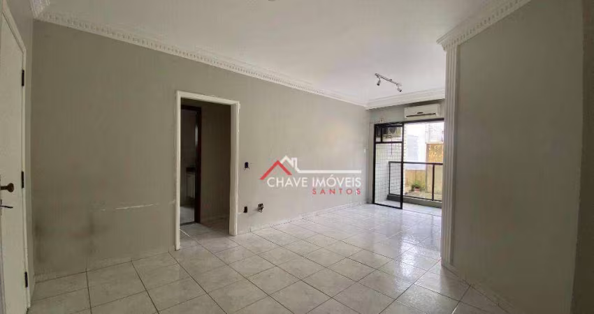 Apartamento com 2 dormitórios, 97 m² - venda por R$ 530.000,00 ou aluguel por R$ 4.500,02/mês - Aparecida - Santos/SP
