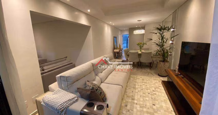 Apartamento à venda, 140 m² por R$ 1.430.000,00 - Ponta da Praia - Santos/SP
