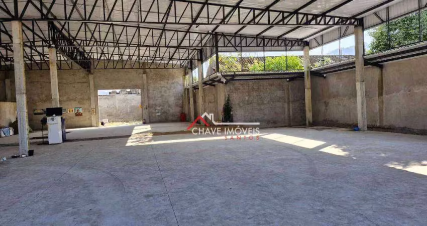 Galpão, 1700 m² - venda por r$ 12.500.000,00 ou aluguel por r$ 65.000,00/mês - vila matias - santos/sp