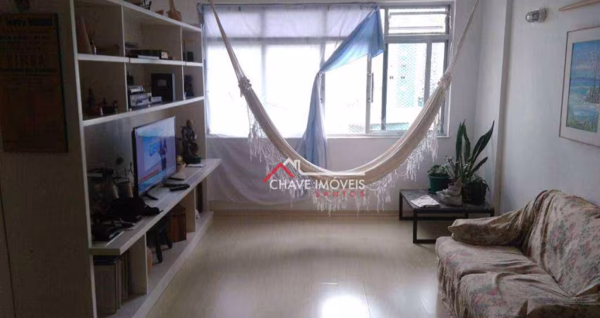 Apartamento com 2 dormitórios à venda, 109 m² por R$ 720.000,00 - Ponta da Praia - Santos/SP