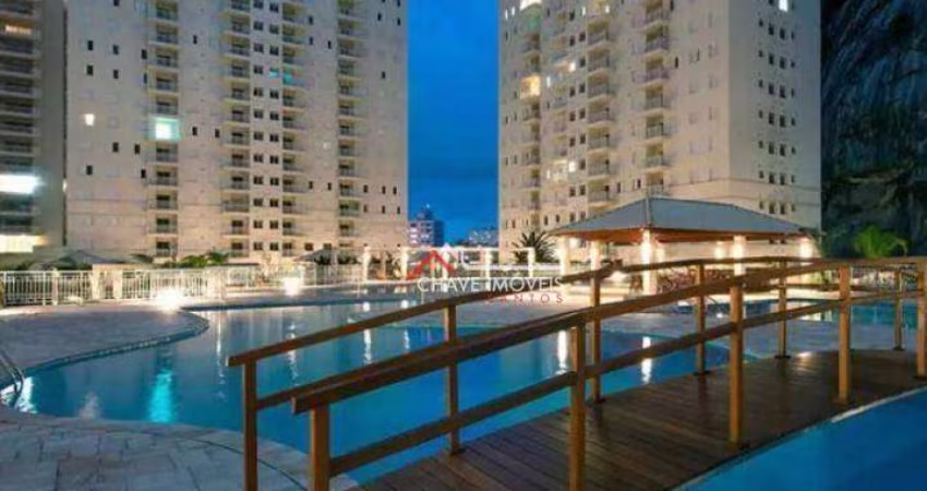 Apartamento com 3 dormitórios à venda, 84 m² por R$ 820.000 - Marapé - Santos/SP