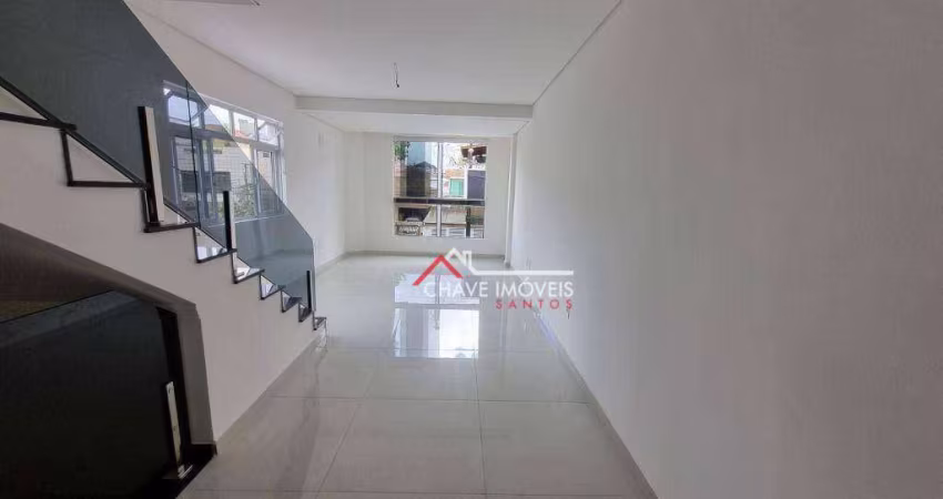 Casa com 3 dormitórios à venda, 130 m² por R$ 1.300.000,00 - Embaré - Santos/SP