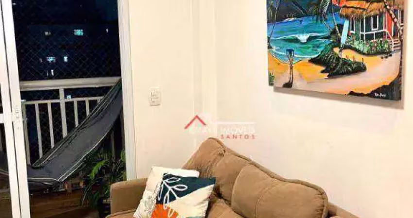 Apartamento com 2 dormitórios à venda, 60 m² por R$ 460.000,00 - José Menino - Santos/SP