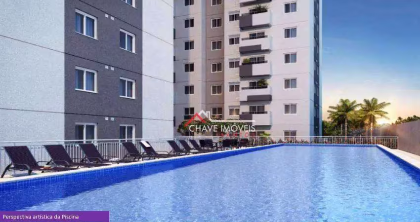 Apartamento com 2 dormitórios à venda, 42 m² por R$ 343.786,74 - Jabaquara - Santos/SP