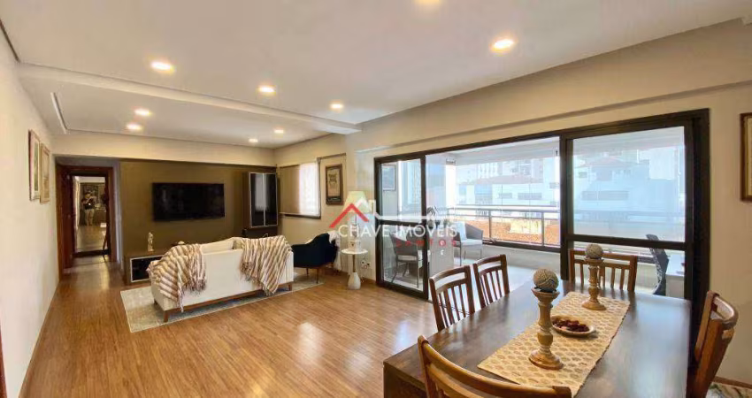 Apartamento com 3 dormitórios à venda, 111 m² por R$ 1.390.000,00 - Ponta da Praia - Santos/SP