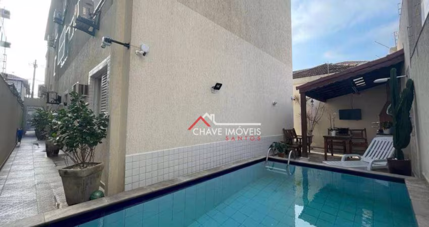 Casa com 3 dormitórios à venda, 126 m² por R$ 1.349.000,00 - Embaré - Santos/SP