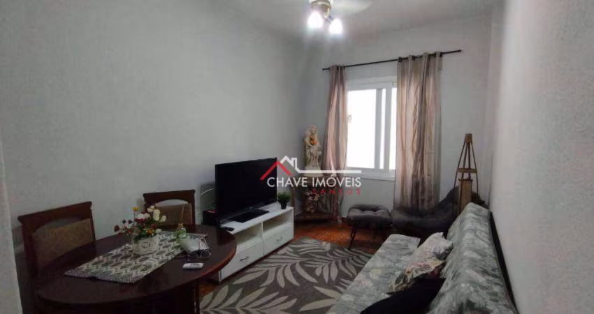 Apartamento à venda, 50 m² por R$ 375.000,00 - José Menino - Santos/SP