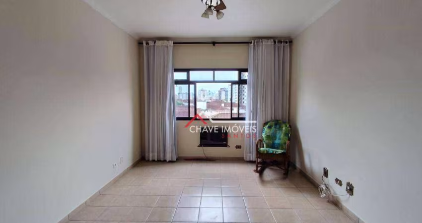 APARTAMENTO 114M2 COM 2 DORMITÓRIOS ELEVADOR E VAGA DENARCADA NO MARAPÉ EM SANTOS