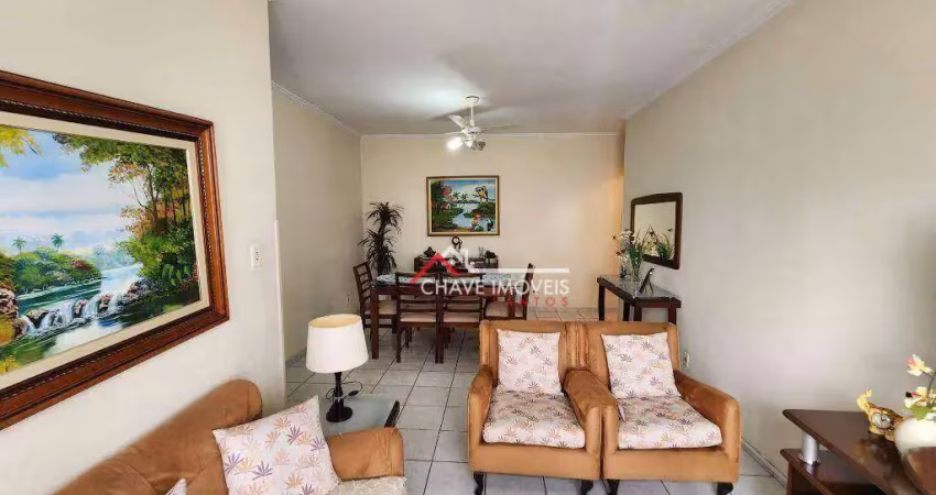 Apartamento com 2 dormitórios à venda, 100 m² por R$ 480.000,00 - Aparecida - Santos/SP