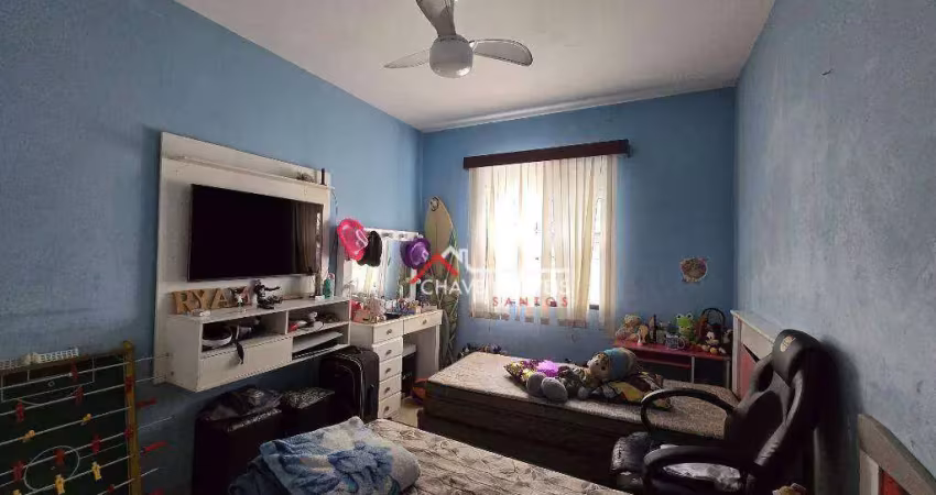 Apartamento com 2 dormitórios à venda, 70 m² por r$ 390.000,00 - embaré - santos/sp
