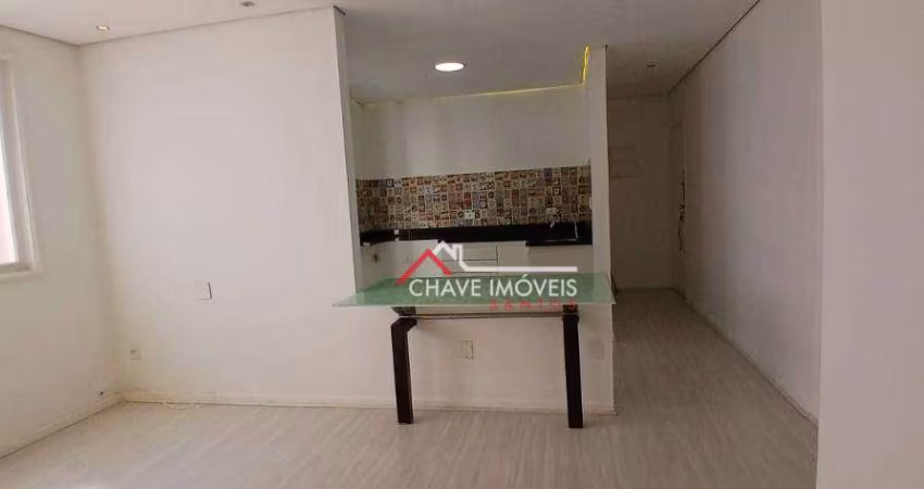 Apartamento com 2 dormitórios para alugar, 89 m² por R$ 4.344,16/mês - Embaré - Santos/SP