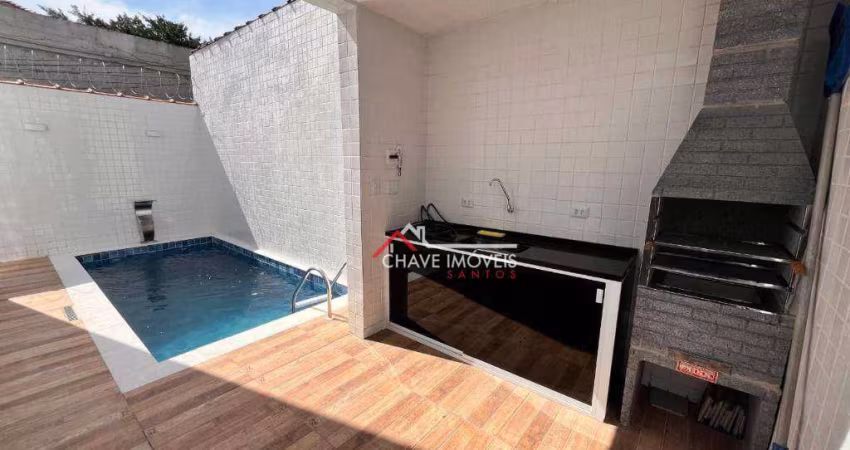 Casa com 3 dormitórios para alugar, 220 m² por R$ 10.000,01/mês - Embaré - Santos/SP