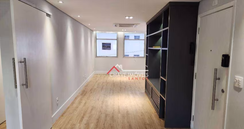 Apartamento com 2 dormitórios à venda, 110 m² por R$ 890.000,00 - Ponta da Praia - Santos/SP