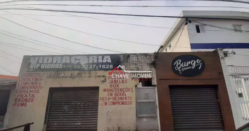 Terreno à venda, 389 m² por r$ 1.300.000,03 - estuário - santos/sp