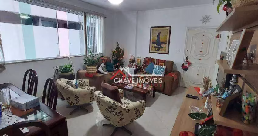 Apartamento à venda, 136 m² por R$ 800.000,00 - Embaré - Santos/SP