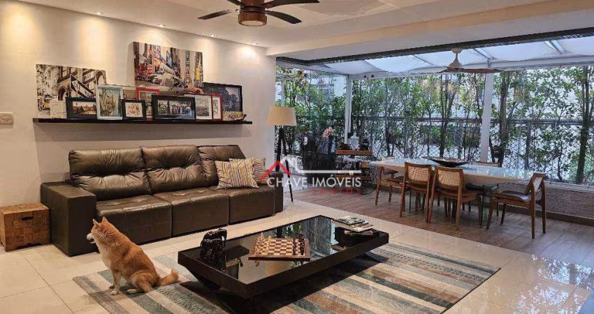 Apartamento Garden com 2 dormitórios à venda, 217 m² por R$ 2.015.000,00 - José Menino - Santos/SP