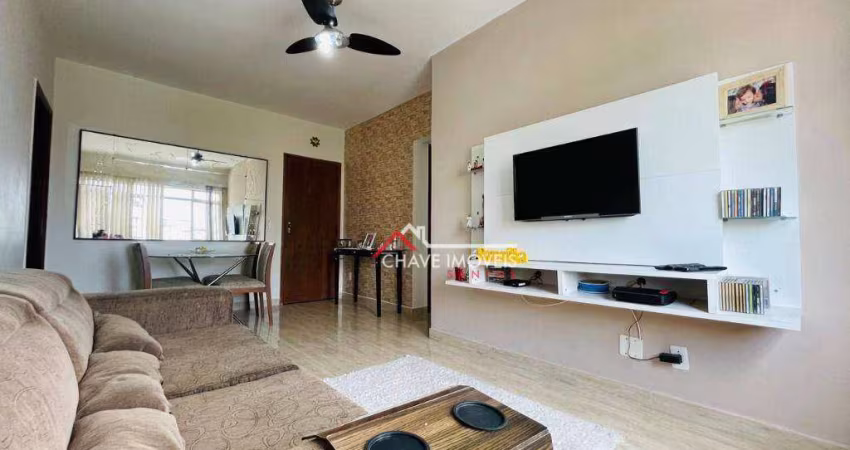 Apartamento com 1 dormitório à venda, 64 m² por R$ 410.000,00 - Vila Belmiro - Santos/SP