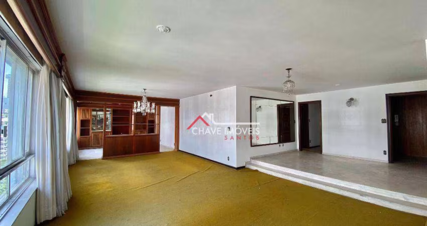 Apartamento com 4 dormitórios à venda, 401 m² por R$ 2.800.000,00 - Boqueirão - Santos/SP