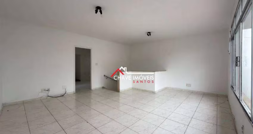 Casa com 3 dormitórios à venda, 100 m² por r$ 650.000,00 - aparecida - santos/sp