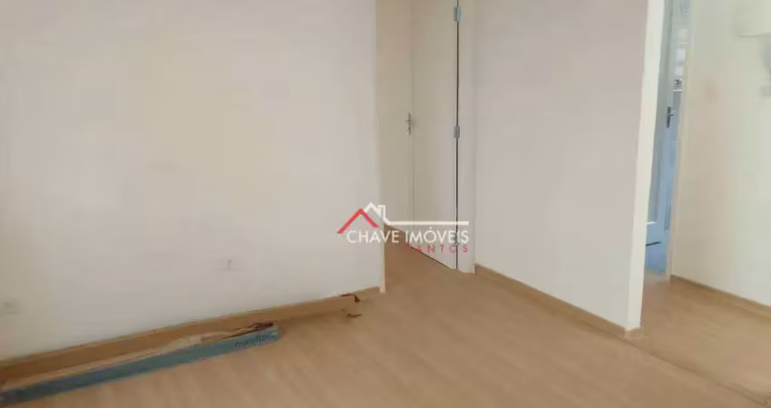 Apartamento com 2 dormitórios à venda, 57 m² por r$ 355.000,00 - marapé - santos/sp