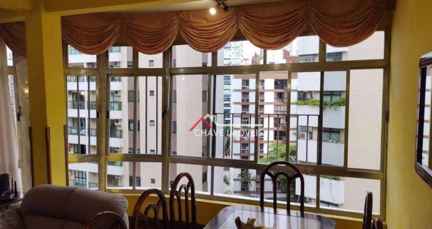 Apartamento com 3 dormitórios à venda, 136 m² por R$ 640.000,00 - Boqueirão - Santos/SP