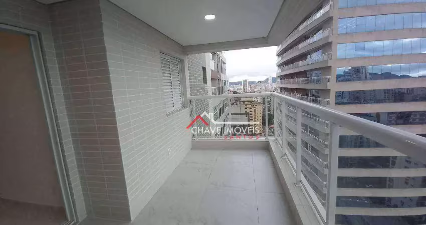 Apartamento com 3 dormitórios à venda, 87 m² por r$ 1.600.000,00 - gonzaga - santos/sp