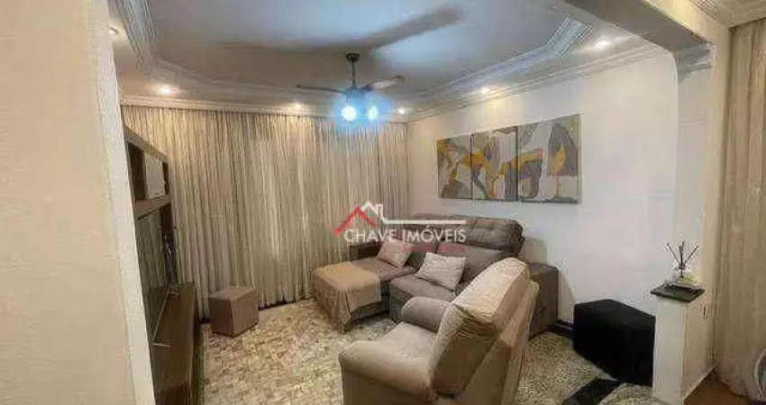 Sobrado com 3 dormitórios à venda, 126 m² por R$ 850.000,00 - Vila Belmiro - Santos/SP