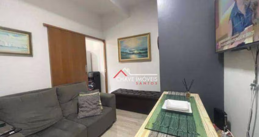 Apartamento com 1 dormitório à venda, 32 m² por R$ 340.000,00 - Ponta da Praia - Santos/SP