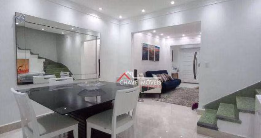 Sobrado com 3 dormitórios à venda, 200 m² por R$ 2.150.000,00 - Embaré - Santos/SP