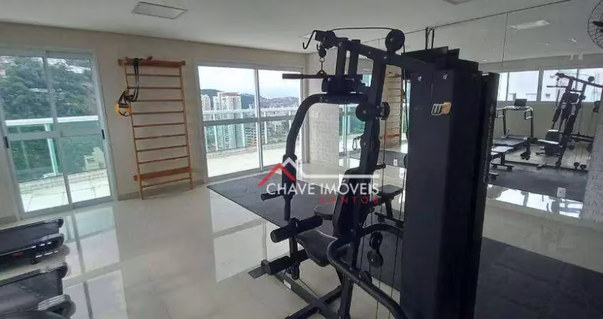 Apartamento à venda, 76 m² por r$ 897.210,00 - josé menino - santos/sp