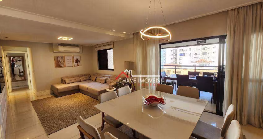Apartamento com 3 dormitórios à venda, 111 m² por R$ 1.480.000,00 - Ponta da Praia - Santos/SP