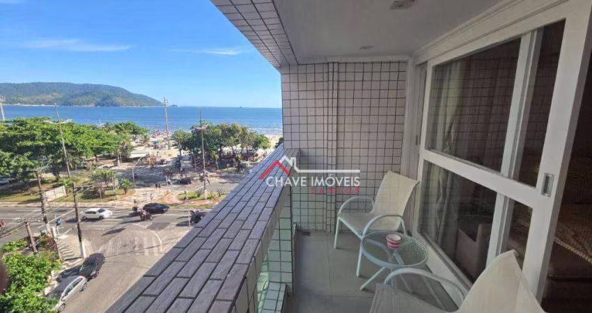 Apartamento com 2 dormitórios, porteira fechada à venda, 60 m² por R$ 649.000 - Embaré - Santos/SP