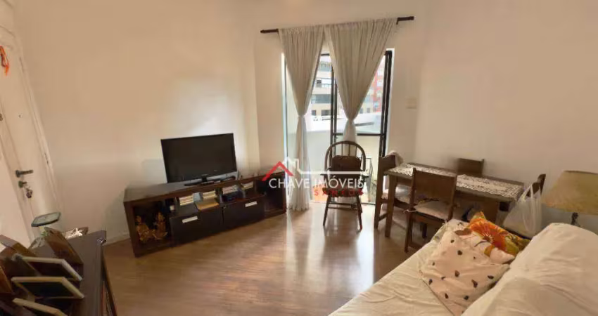 Apartamento com 1 dormitório à venda, 47 m² por R$ 410.000,00 - José Menino - Santos/SP