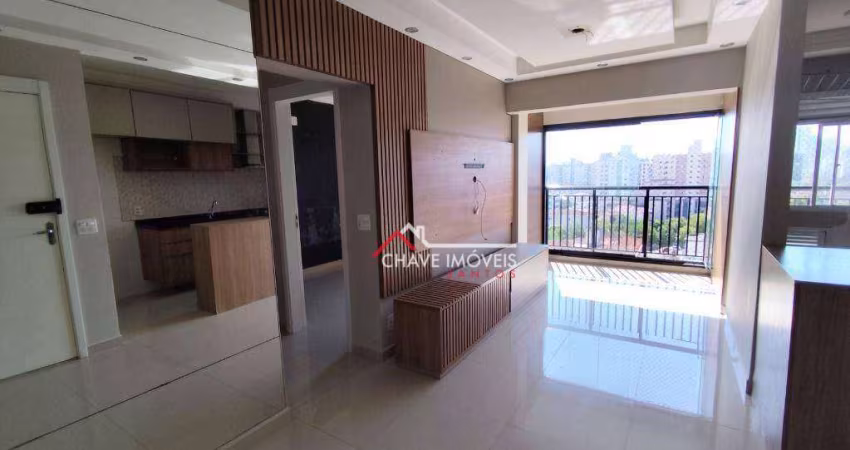 Apartamento com 2 dormitórios à venda, 63 m² por R$ 730.000,00 - Marapé - Santos/SP