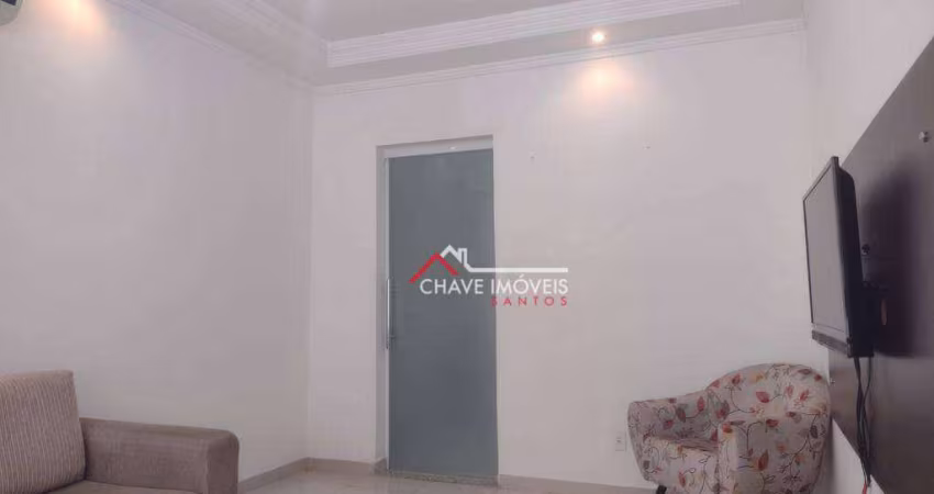 Apartamento com 2 dormitórios à venda, 78 m² por R$ 430.000,00 - Boqueirão - Santos/SP