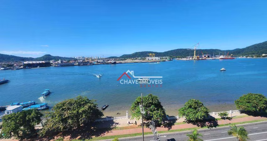 Apartamento com 3 dormitórios à venda, 190 m² por R$ 2.900.000,00 - Ponta da Praia - Santos/SP
