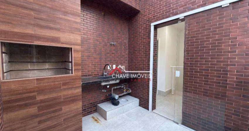 Village com 3 dormitórios, 141 m² - venda por R$ 958.000,00 ou aluguel por R$ 5.900,02/mês - Gonzaga - Santos/SP