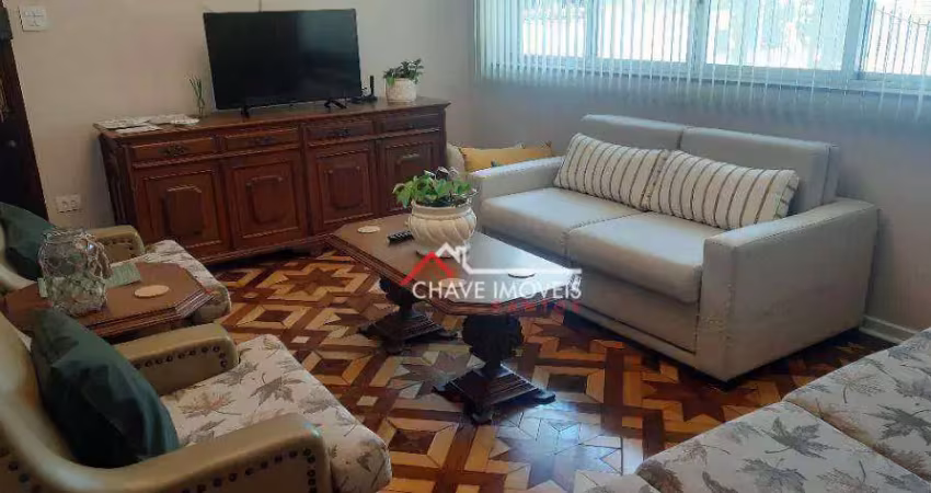 Casa com 4 dormitórios para alugar, 167 m² por r$ 18.000,01/mês - embaré - santos/sp