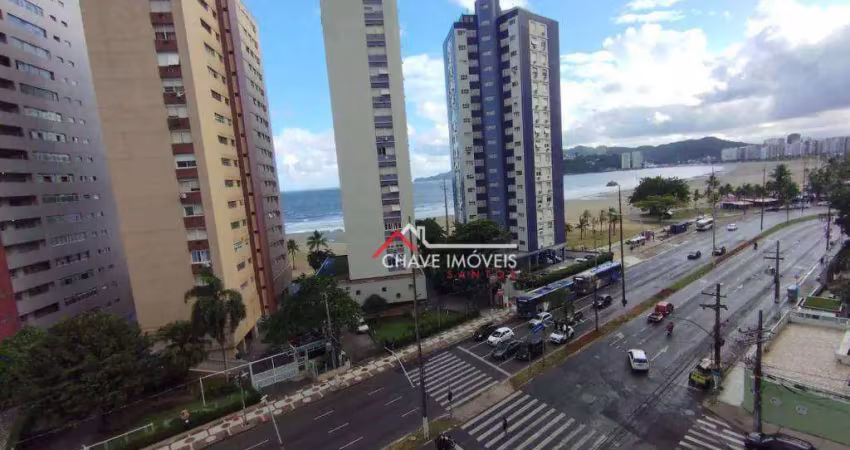 Apartamento com 1 dormitório à venda, 74 m² por r$ 437.000,00 - josé menino - santos/sp
