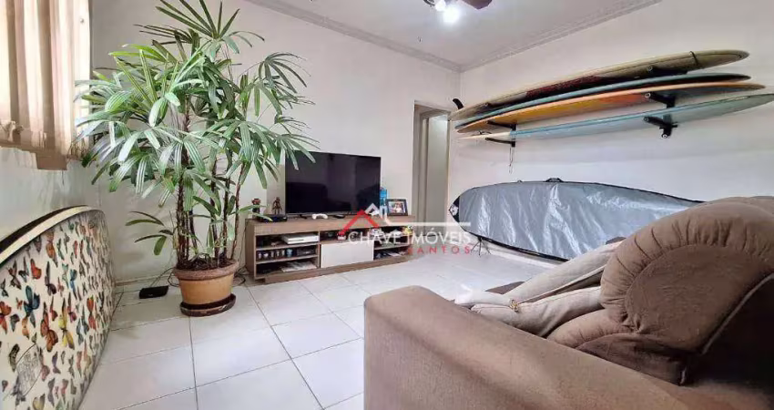 Apartamento com 2 dormitórios à venda, 81 m² por r$ 330.000,02 - marapé - santos/sp
