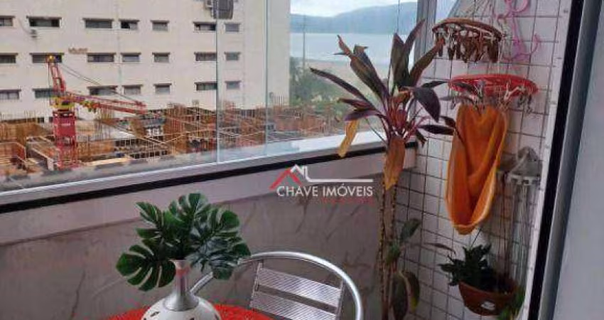 APARTAMENTO À VENDA, 62M², 1 DORMITÓRIO, VISTA PARCIAL AO MAR - BAIRRO: GONZAGA - SANTOS/SP